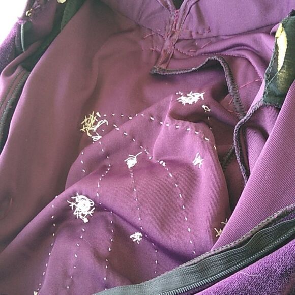 Vintage Kevin T Elegant Purple Large Maxi Dress Embellishments Special Event - Picture 13 of 14